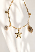 MAREA 18K Gold Plated Coastal Charm Necklace