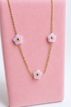 ROSELLA 18K Gold Plated Flower Necklace