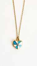 MILO 18K Gold Plated Heart Photo Locket Necklace