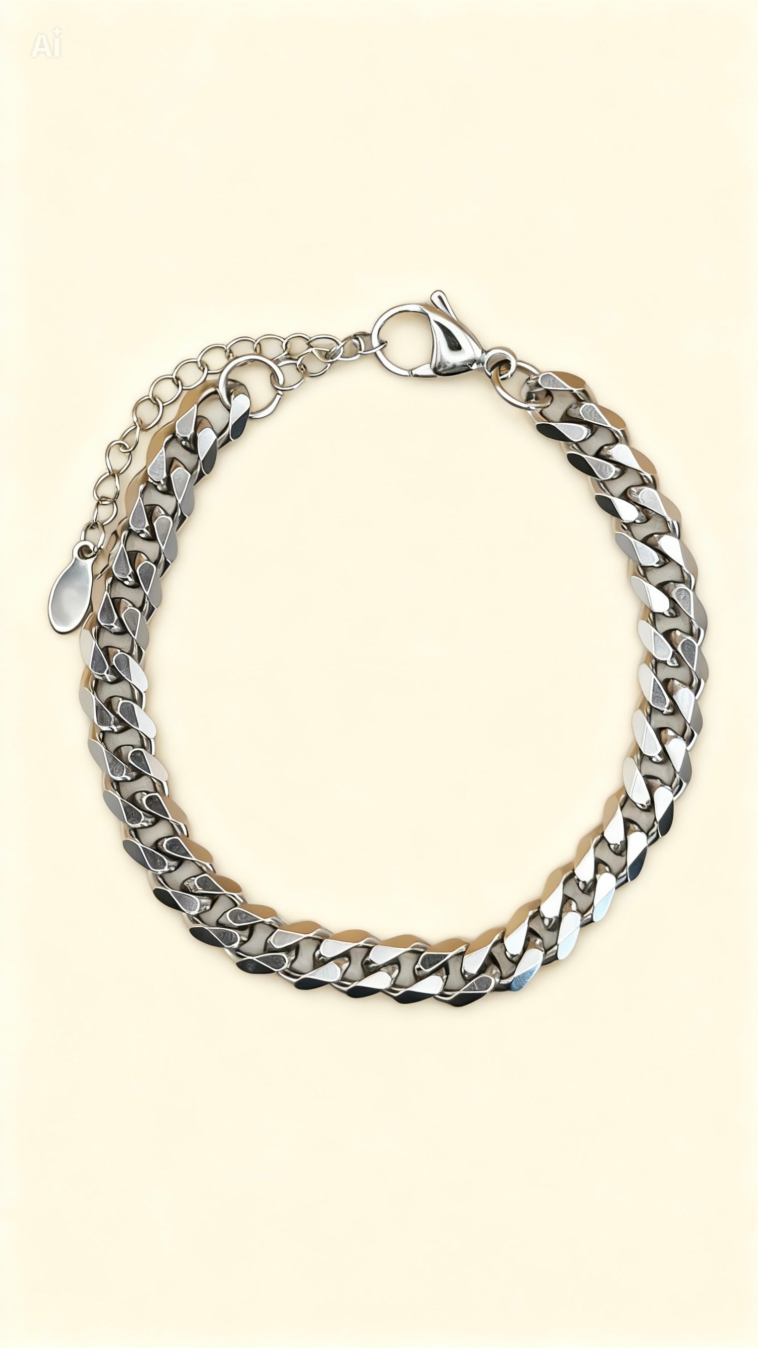 ATLAS Stainless Steel Emperor Chain Men’s Bracelet