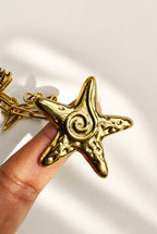 MAREA 18K Gold Plated Coastal Charm Necklace
