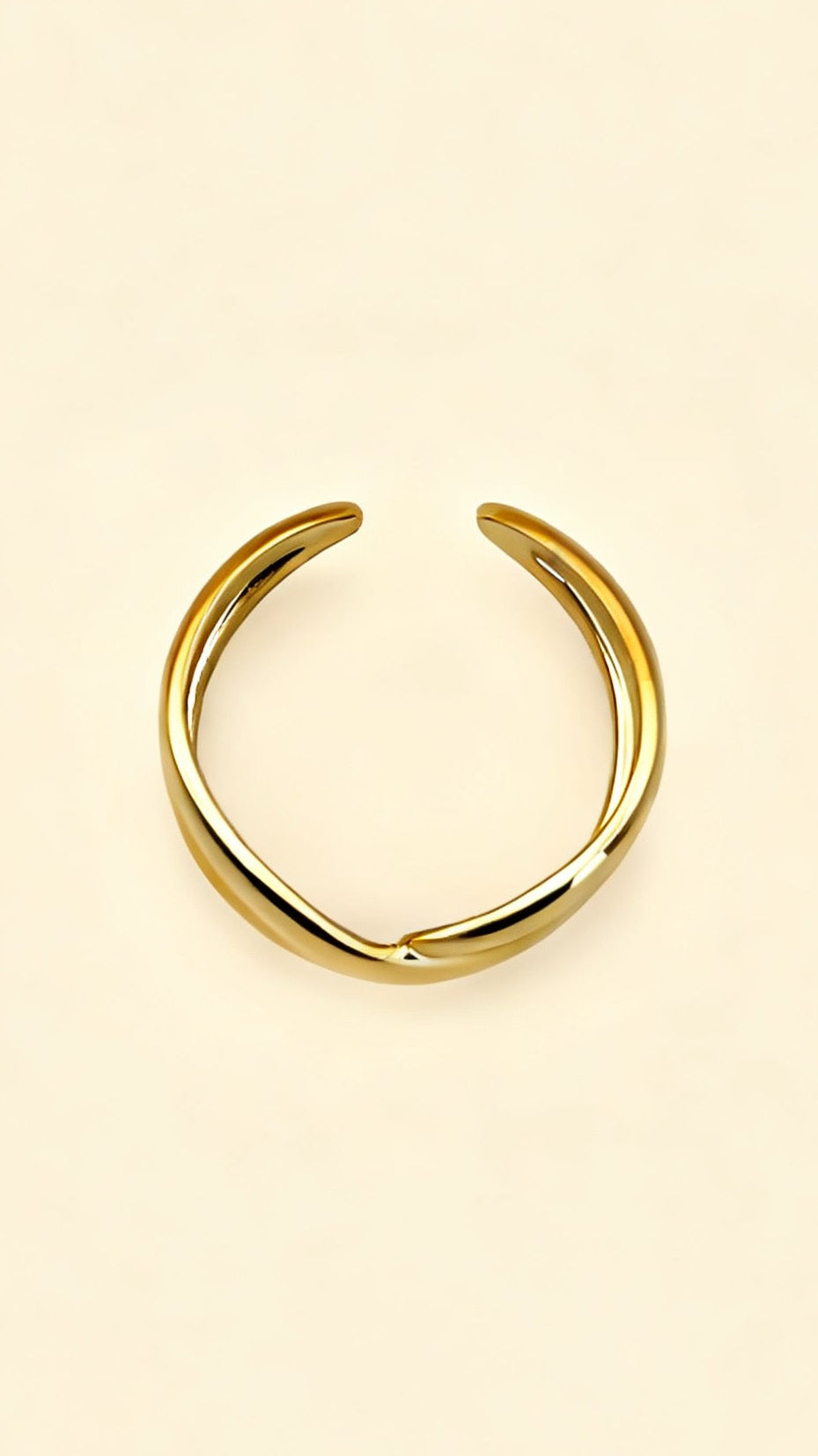 NOVA 18K Gold Plated Infinity Open Ring