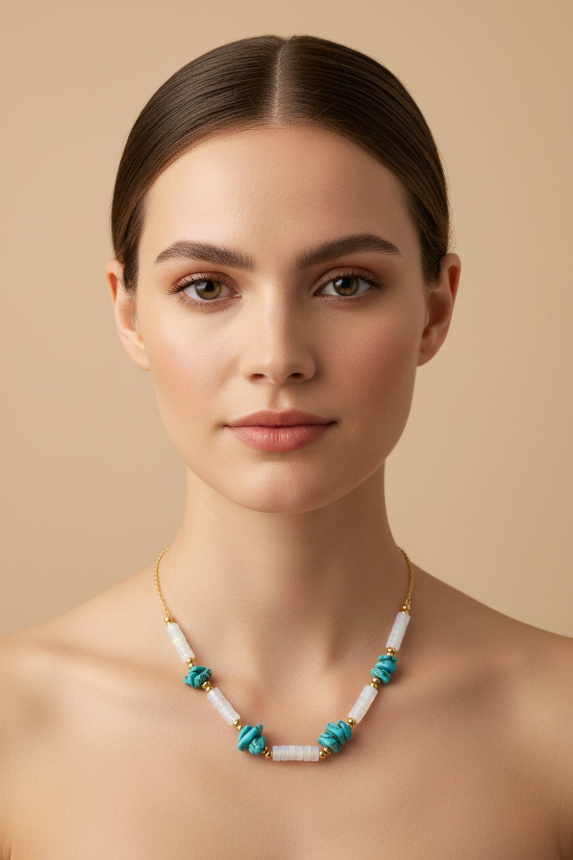 Azure Cove Stone Necklace