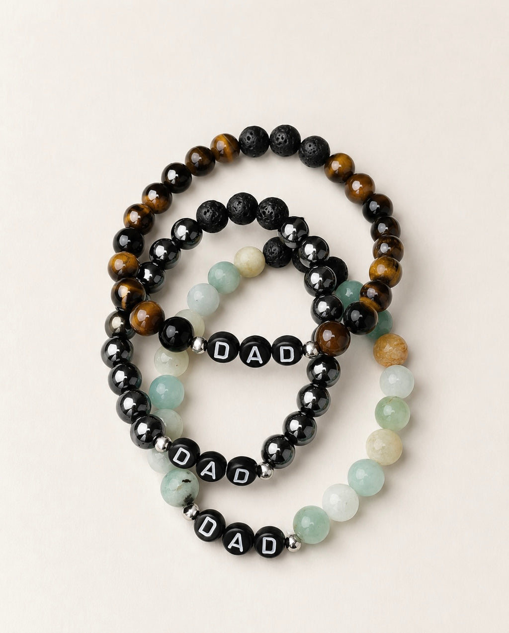 FLINT Men’s Natural Stone DAD Bracelet