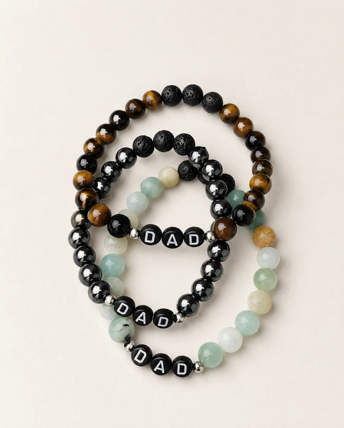 FLINT Men’s Natural Stone DAD Bracelet