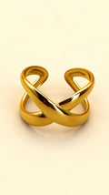 NOVA 18K Gold Plated Infinity Open Ring