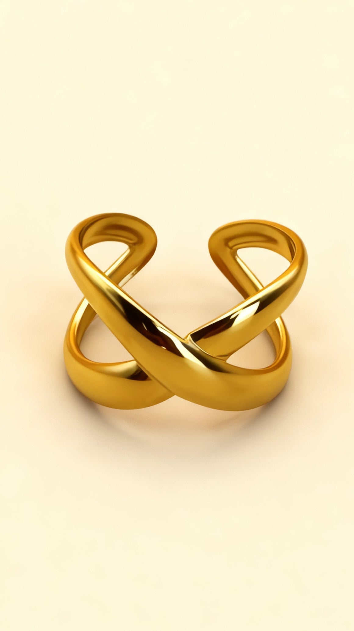 NOVA 18K Gold Plated Infinity Open Ring