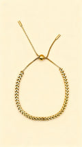 MIRA 18K Gold Plated Adjustable Chain Bracelet