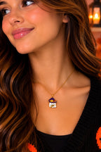 Sweet Candy Ghost Witch Halloween Necklace