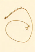 ZIVA 18K Gold Plated Chain Anklet