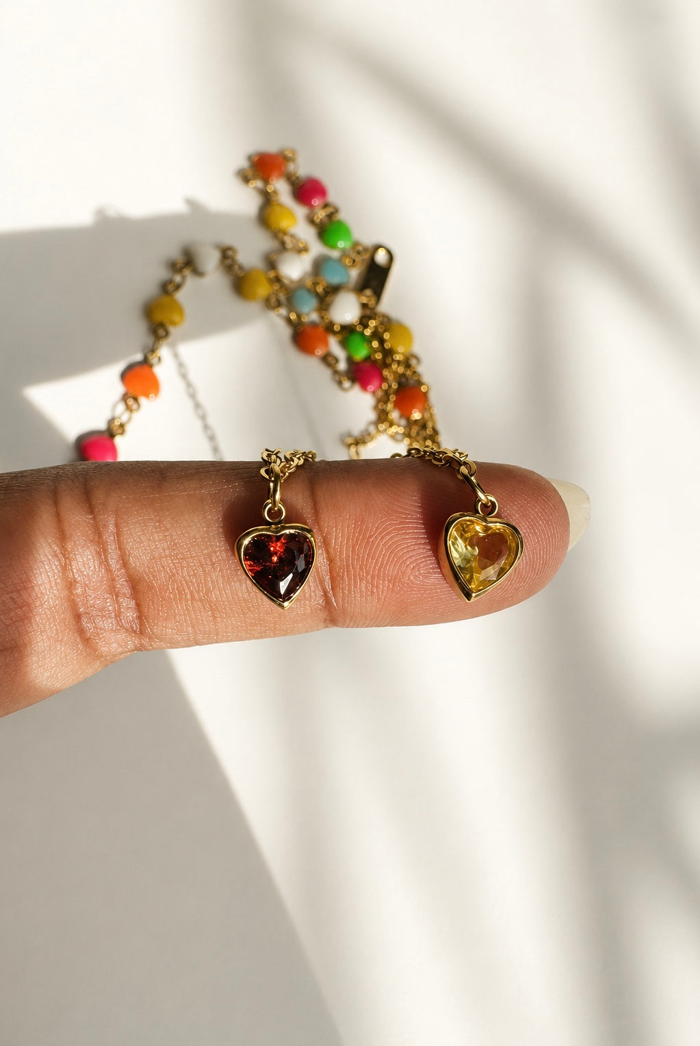 HEART POP 18K Gold Plated Layered Heart Necklace