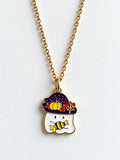 Sweet Candy Ghost Witch Halloween Necklace