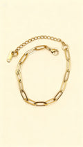 AMARA 18K Gold Plated Chain Bracelet