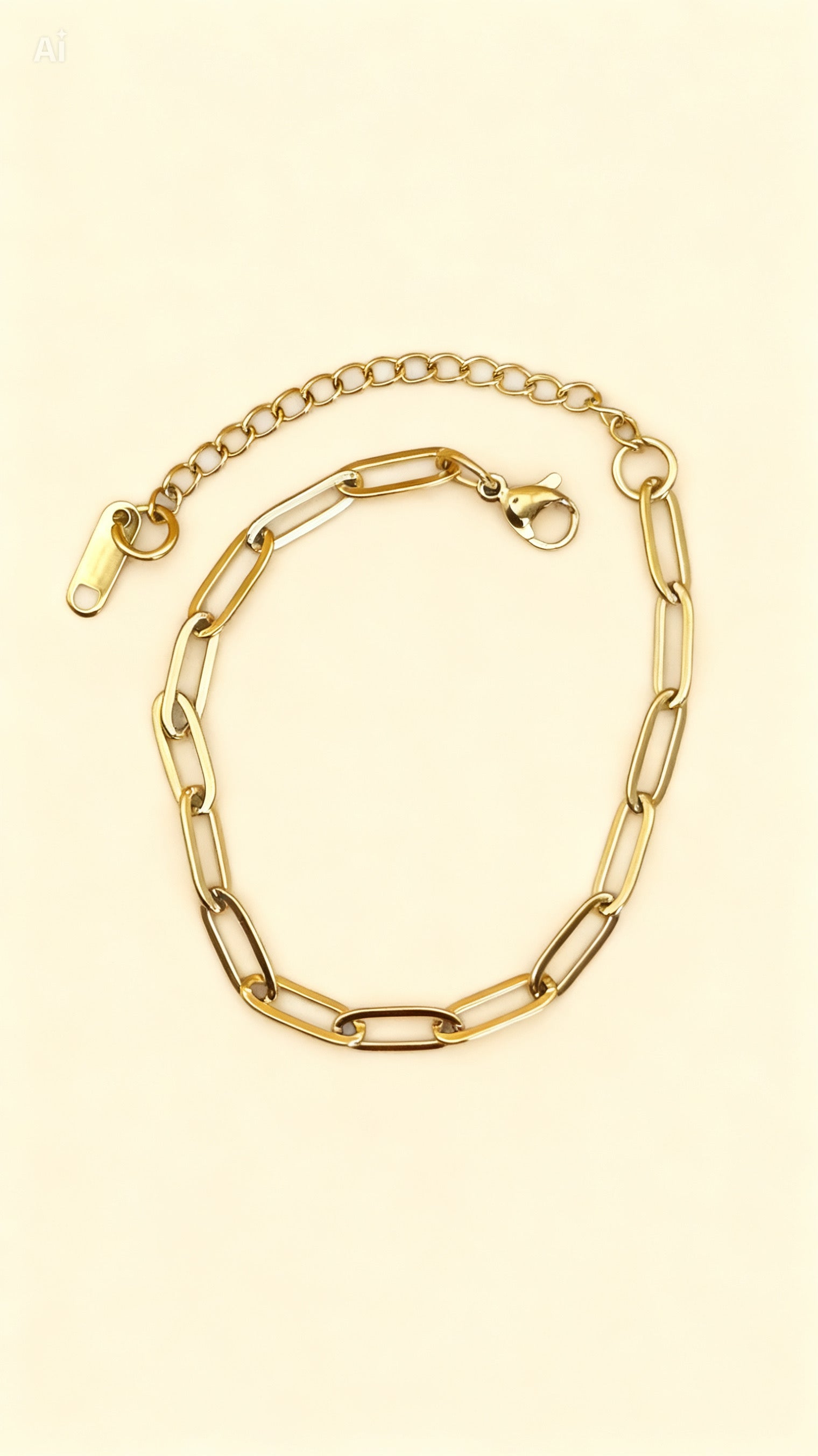 AMARA 18K Gold Plated Chain Bracelet