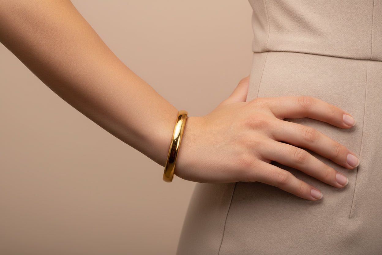 SOREL 18K Gold Plated Cuff Bracelet