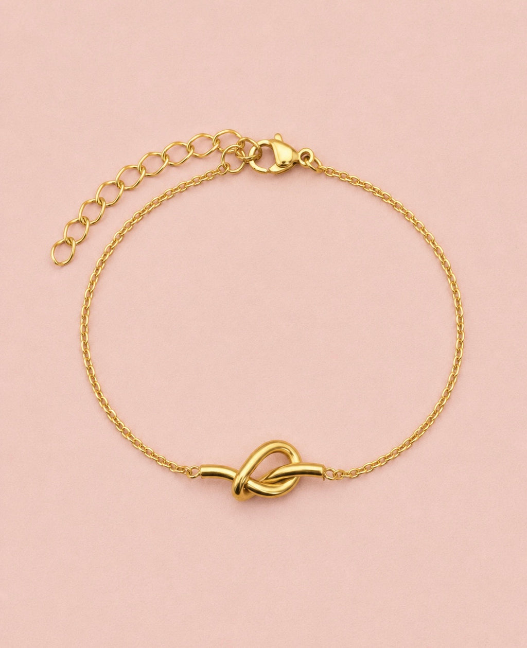 ARIA 18K Gold Plated Knot Bracelet