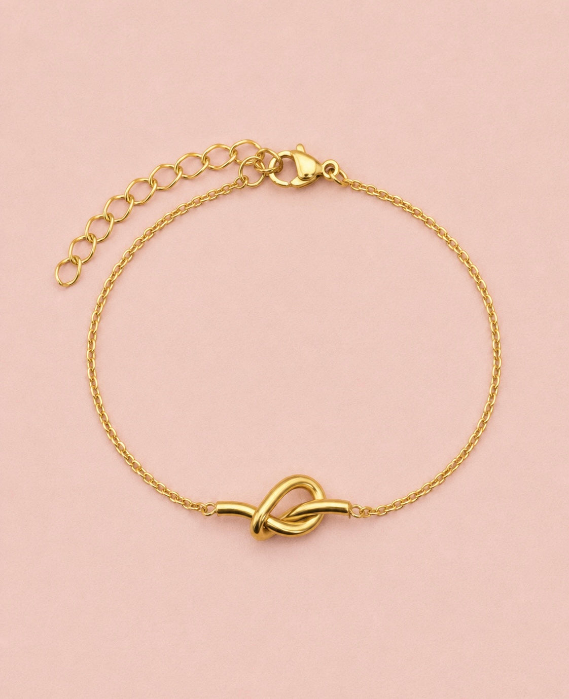 ARIA 18K Gold Plated Knot Bracelet