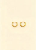 IVY 18K Gold Plated Zircon Mini Huggie Hoop Earrings (7 mm)