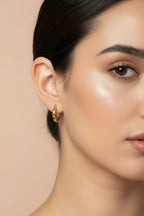 ARIA 18K Gold Plated Mini Hoop Earrings (10 mm)