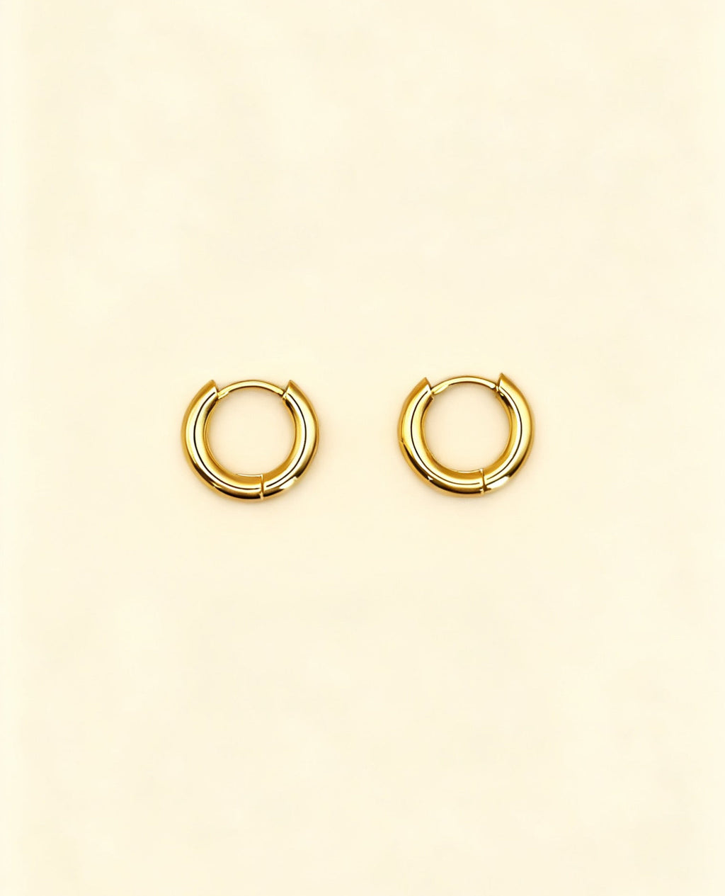 NOVA 18K Gold Plated Mini Hoop Earrings (8 mm)