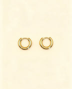 NOVA 18K Gold Plated Mini Hoop Earrings (8 mm)