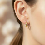 NOVA 18K Gold Plated Mini Hoop Earrings (8 mm)