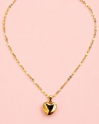 LUNA 18K Gold Plated Heart Necklace