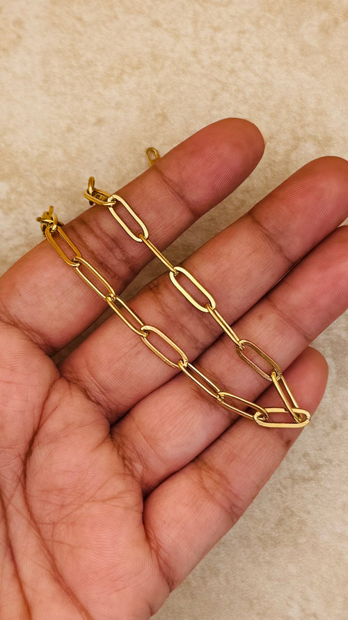 AMARA 18K Gold Plated Chain Bracelet