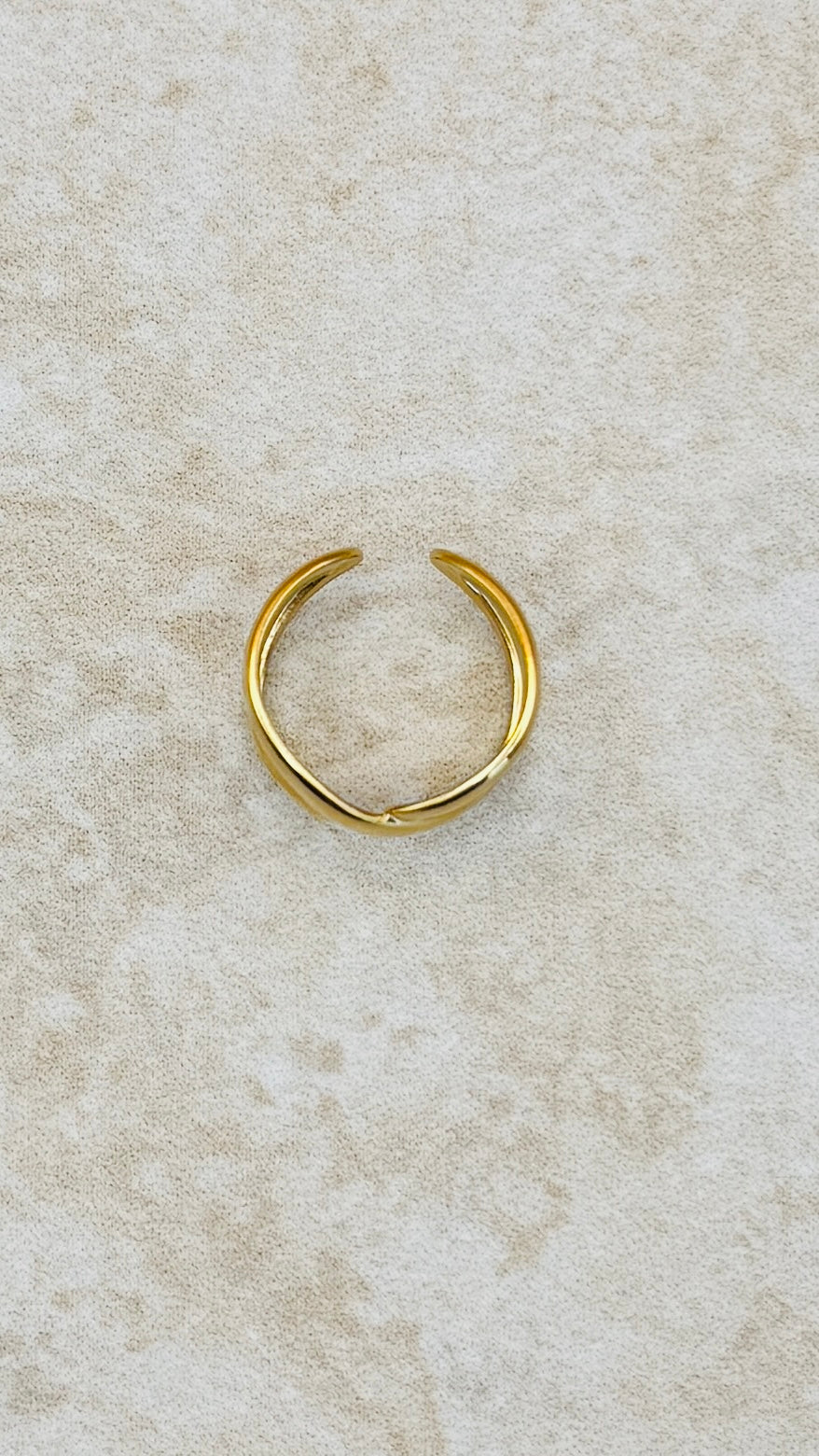 NOVA 18K Gold Plated Infinity Open Ring
