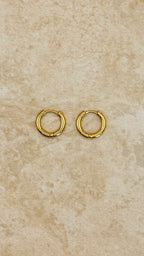 ARIA 18K Gold Plated Mini Hoop Earrings (10 mm)